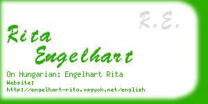 rita engelhart business card